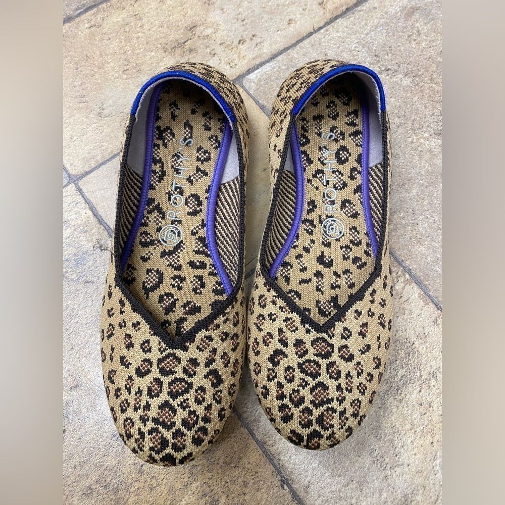 Rothy’s Giraffe-print Ballet Flats S 9